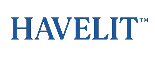 Havelit logo in blue on a white background